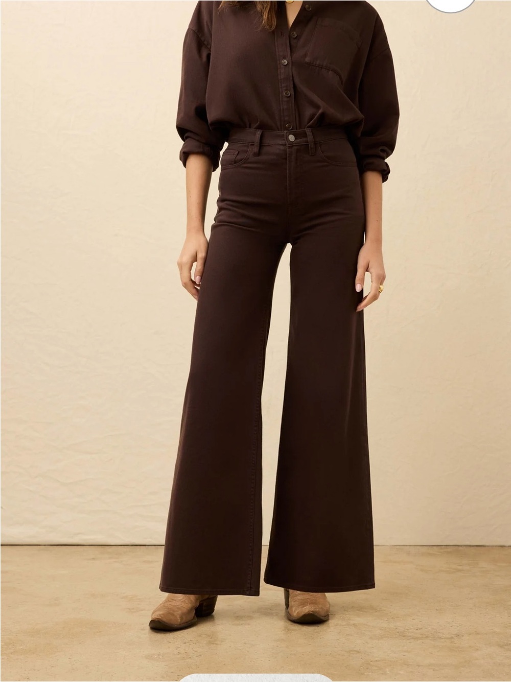Faherty Wide Leg Denim